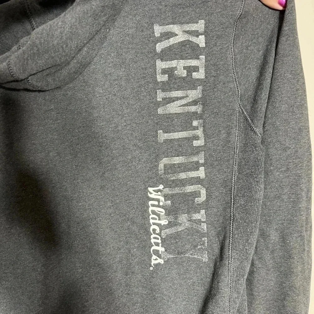 Nike‎ Kentucky Wildcats Rhinestone ZipUp Hoodie Gray Med Womens NCAA Sweatshirt